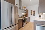 All high end stainless steal appliances 